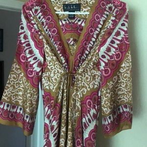Nicole Miller  Silk handkerchief dress size S